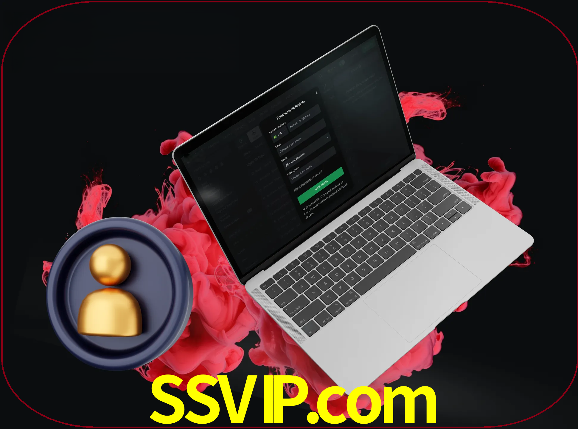 No cabeçalho do site ssvip, clique no botão que o levará a um formulário especial onde terá de introduzir as suas informações actuais.