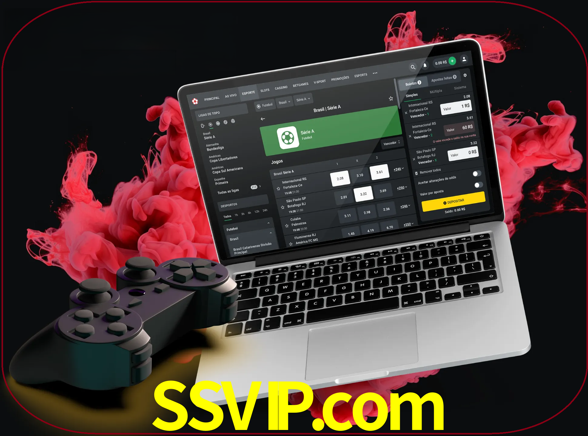 Visite a secção especial de jogos de vídeo em ssvip para descobrir em que jogos pode apostar e ganhar muito dinheiro.