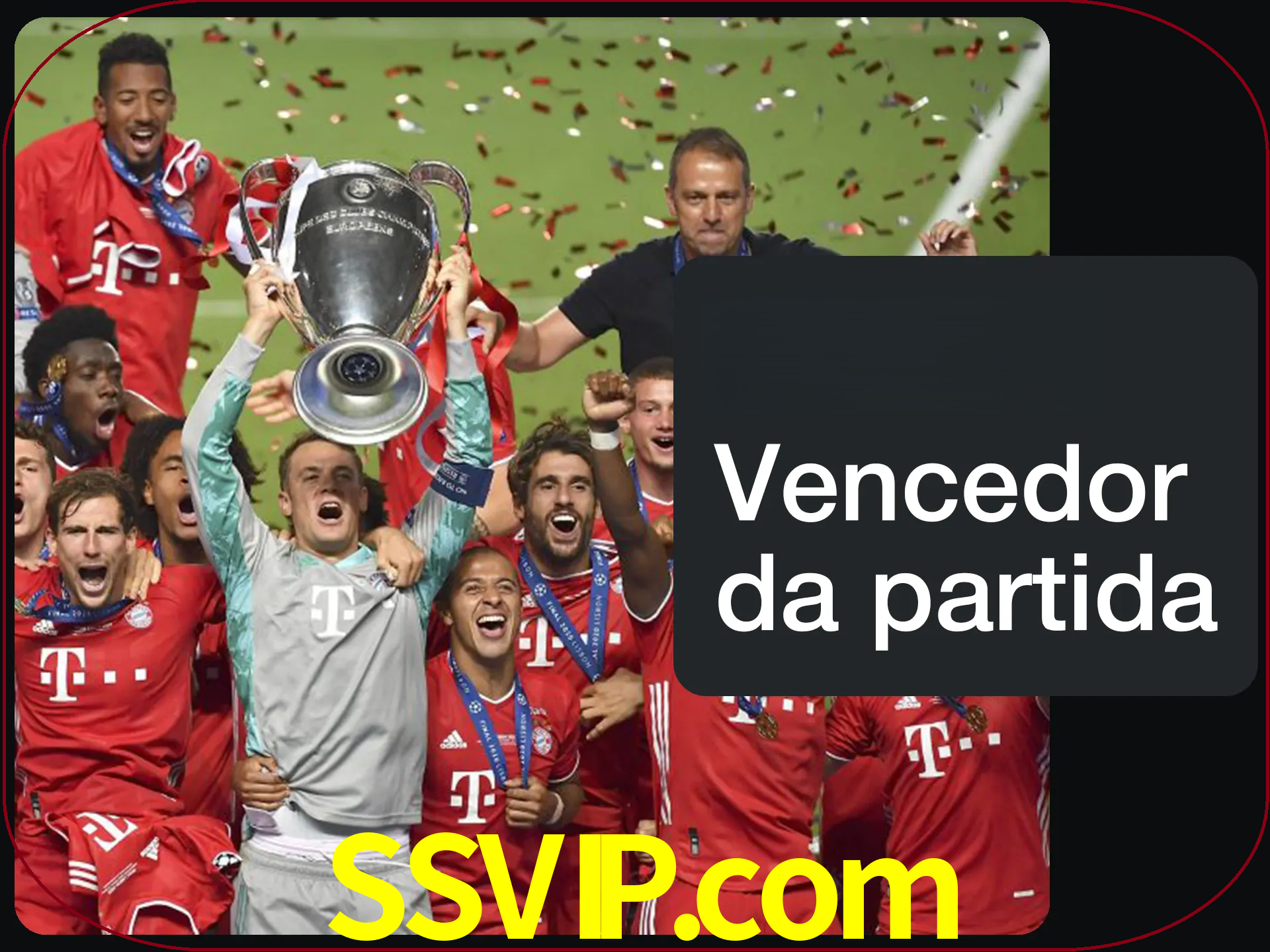 Aposte no vencedor e ganhe uma grande quantia de dinheiro.