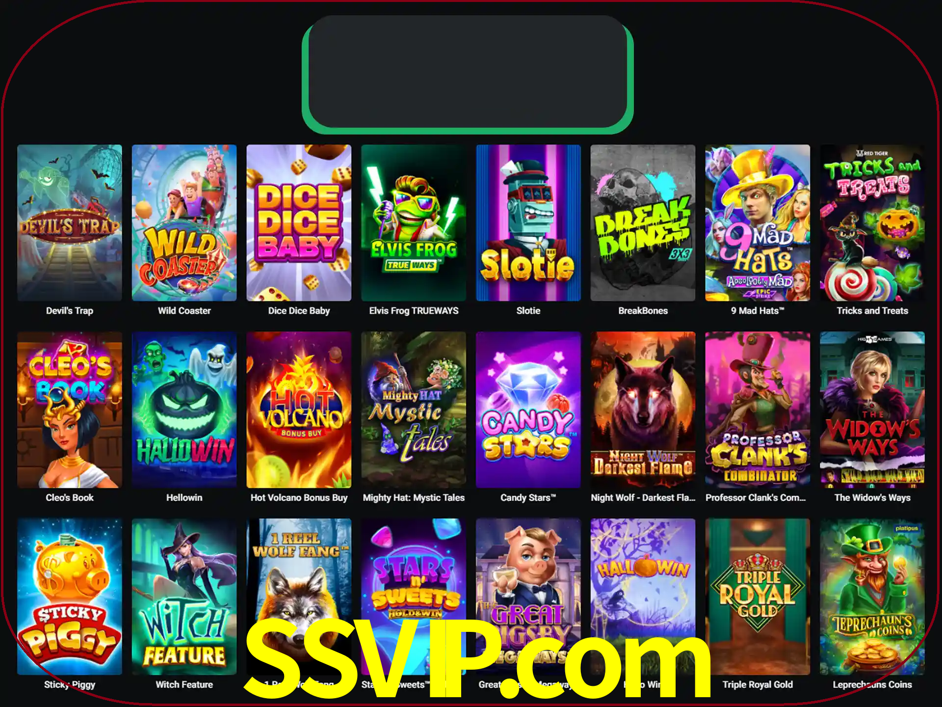 Procure por seus amados jogos de slot.